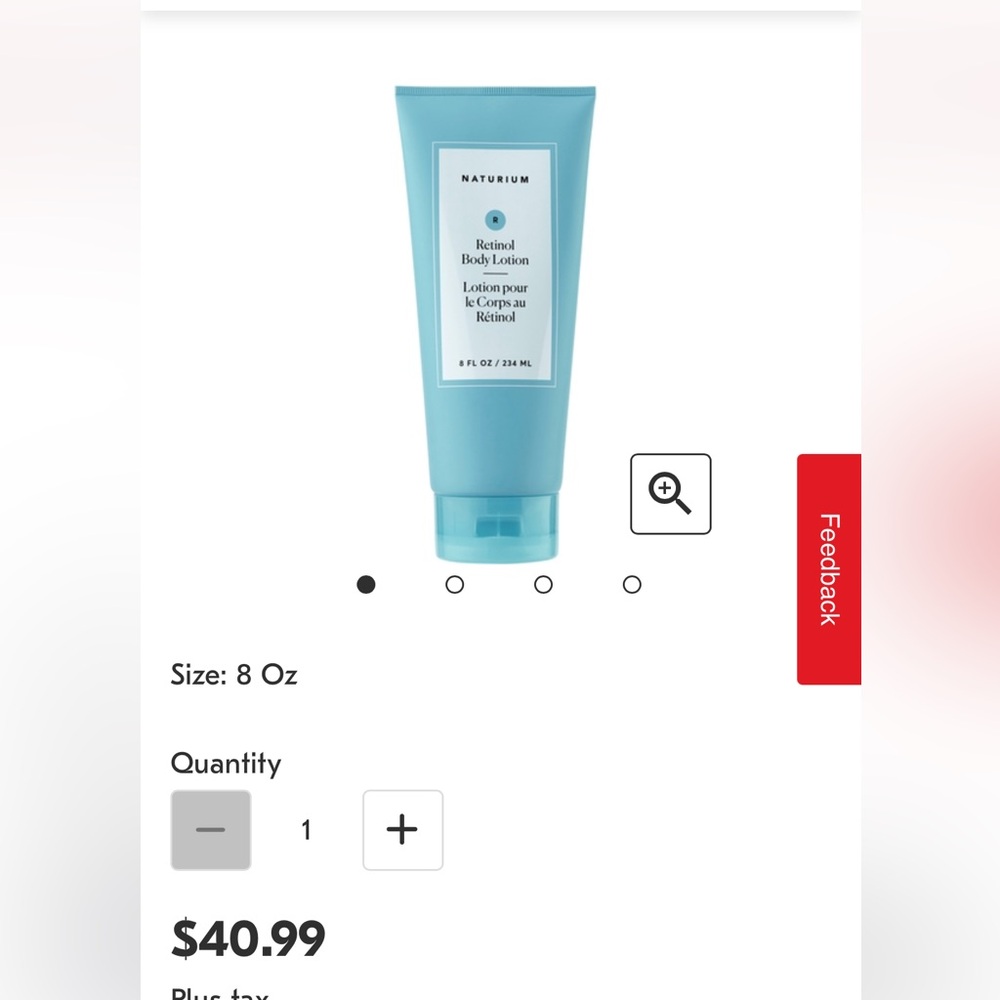 Brand new Naturium Retinol Body Lotion